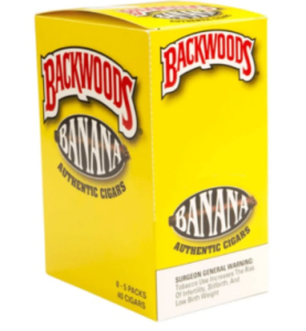backwoods box of banana cigars 40cigars